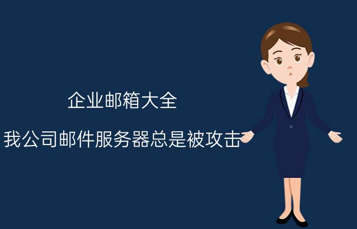 企业邮箱大全 我公司邮件服务器总是被攻击，应该怎么防范？